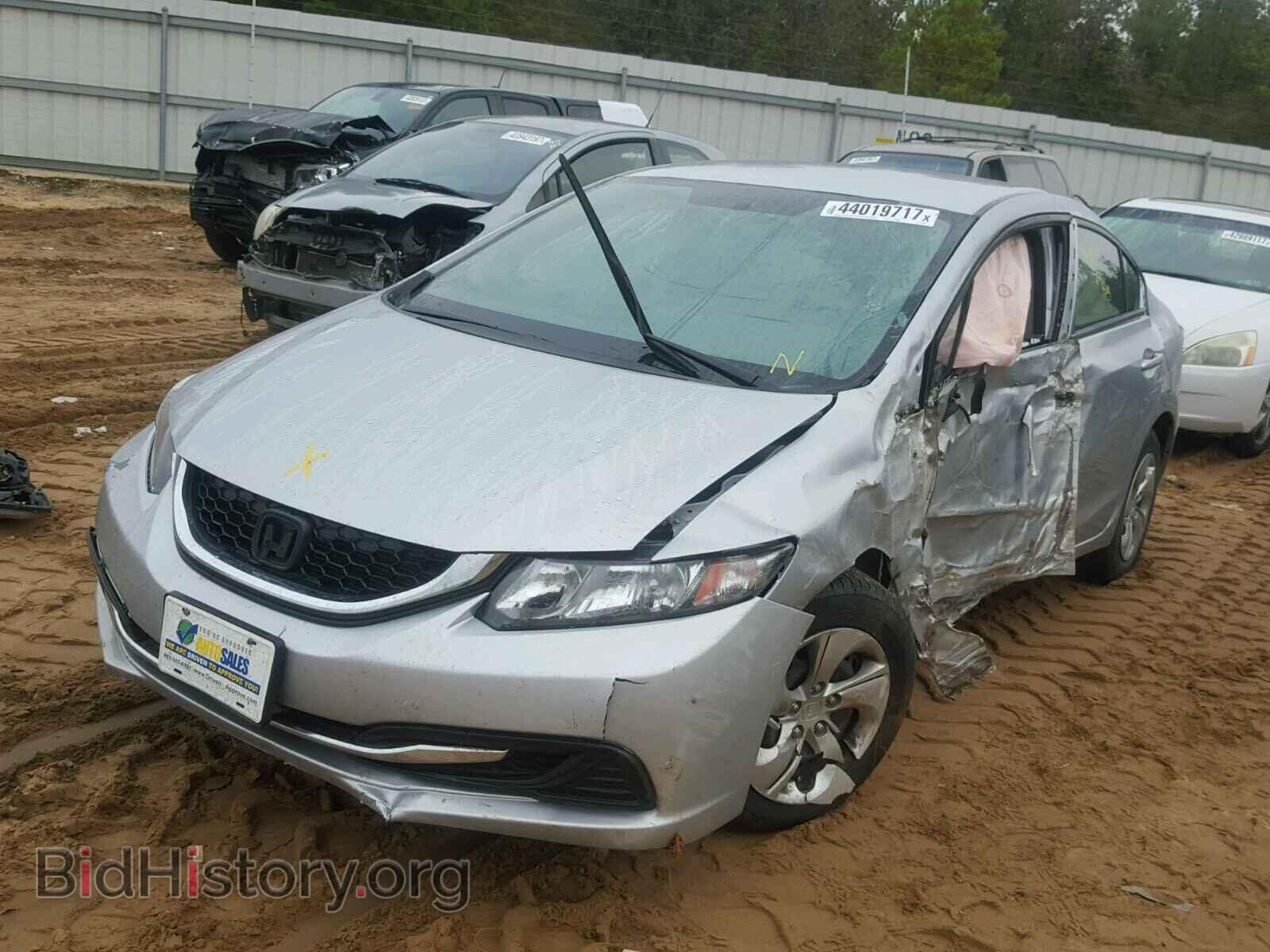 2014 HONDA CIVIC - VIN: 2HGFB2F51EH529495 - Фото 2