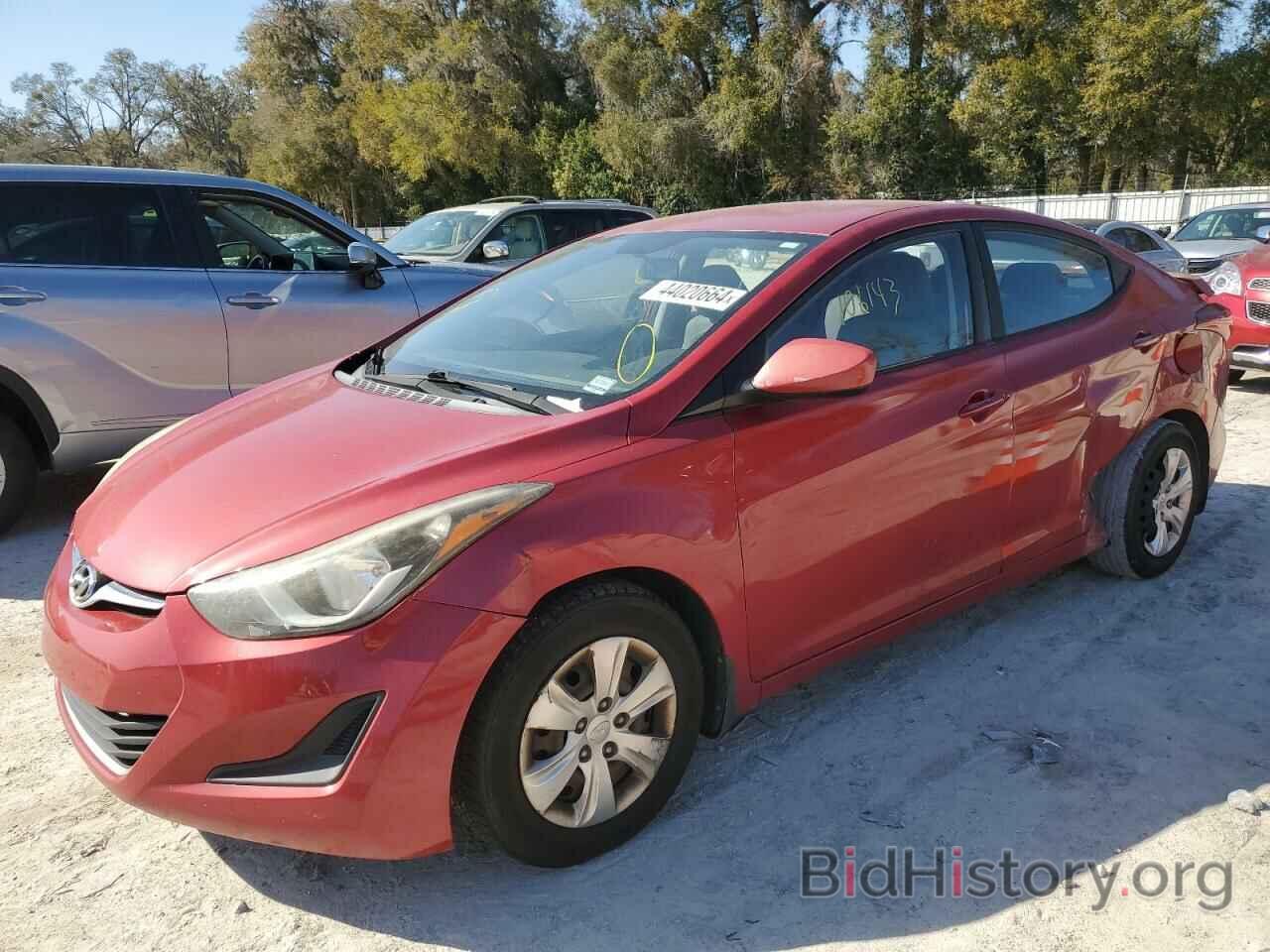 Photo KMHDH4AE3GU558158 - HYUNDAI ELANTRA 2016