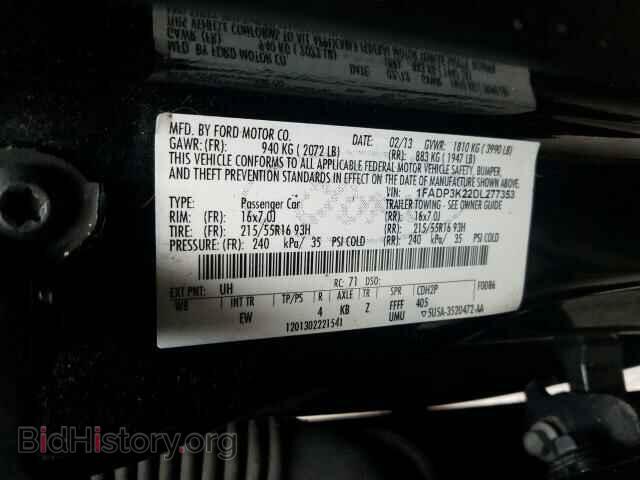 2013 FORD FOCUS - VIN: 1FADP3K22DL277353 - Photo 10