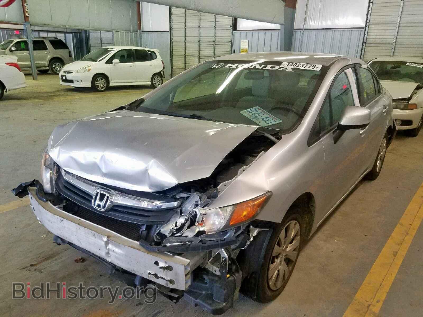 2012 HONDA CIVIC LX - VIN: 2HGFB2F53CH324676 - Фото 2