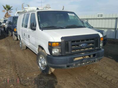 2010 Ford ECONOLINE, white — VIN 1FTNE2ELXADA09899, Copart