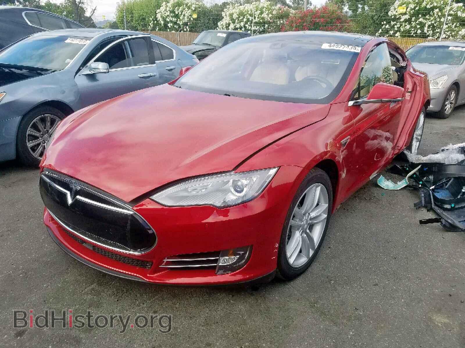 2014 TESLA MODEL S - VIN: 5YJSA1S10EFP56244 - Фото 2
