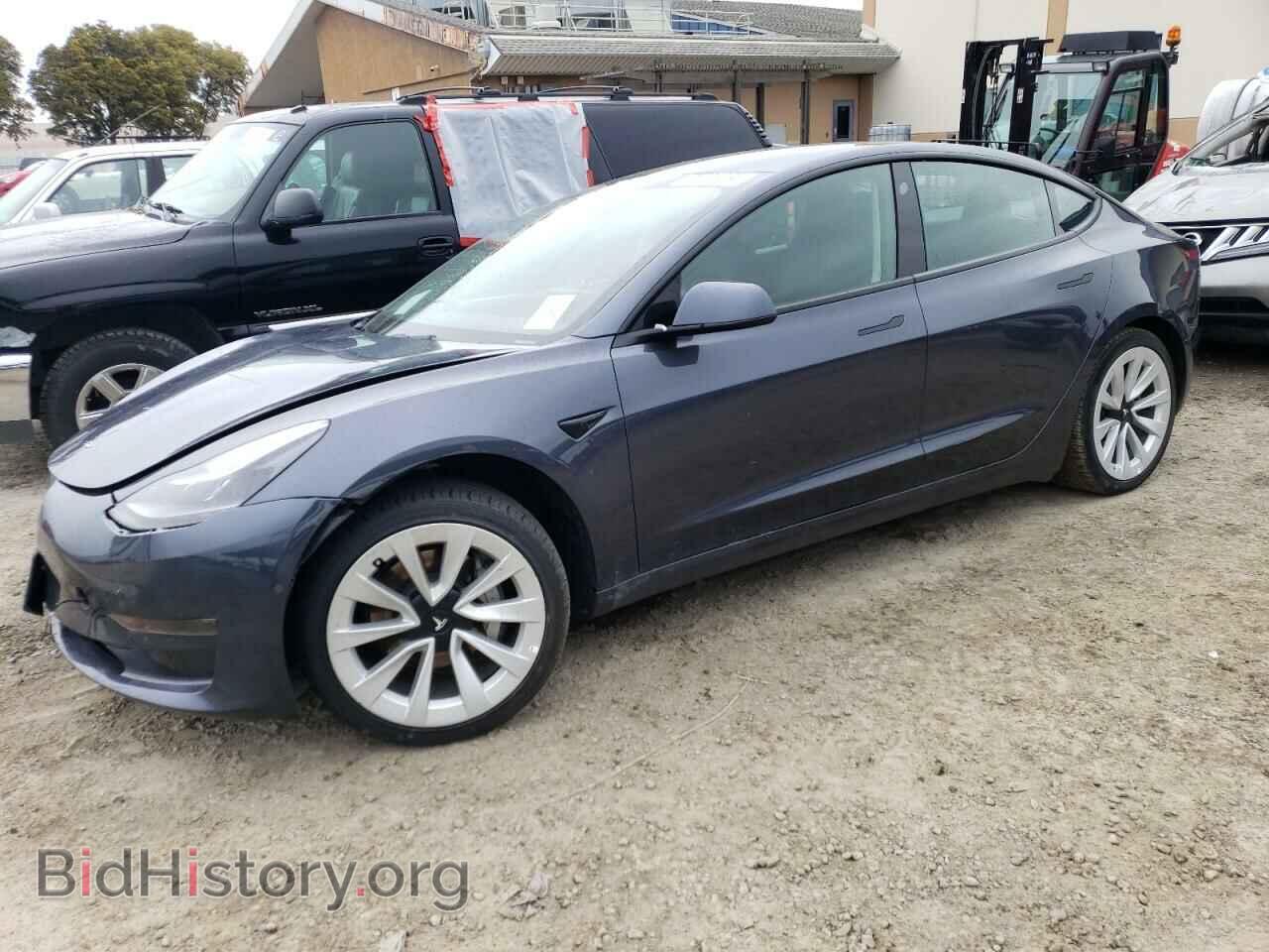 Photo 5YJ3E1EA0NF371478 - TESLA MODEL 3 2022