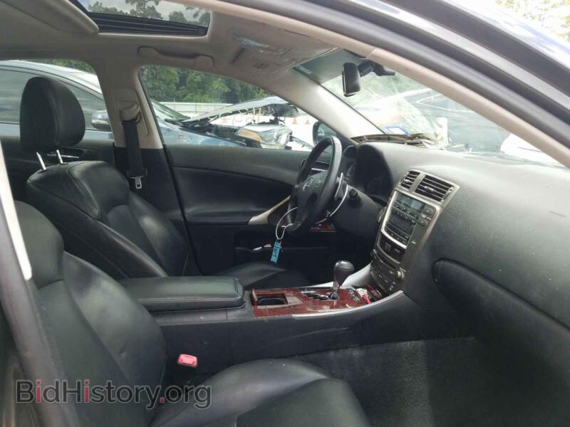2008 Lexus IS (VIN JTHBK262382077337) — фото 5 из 10