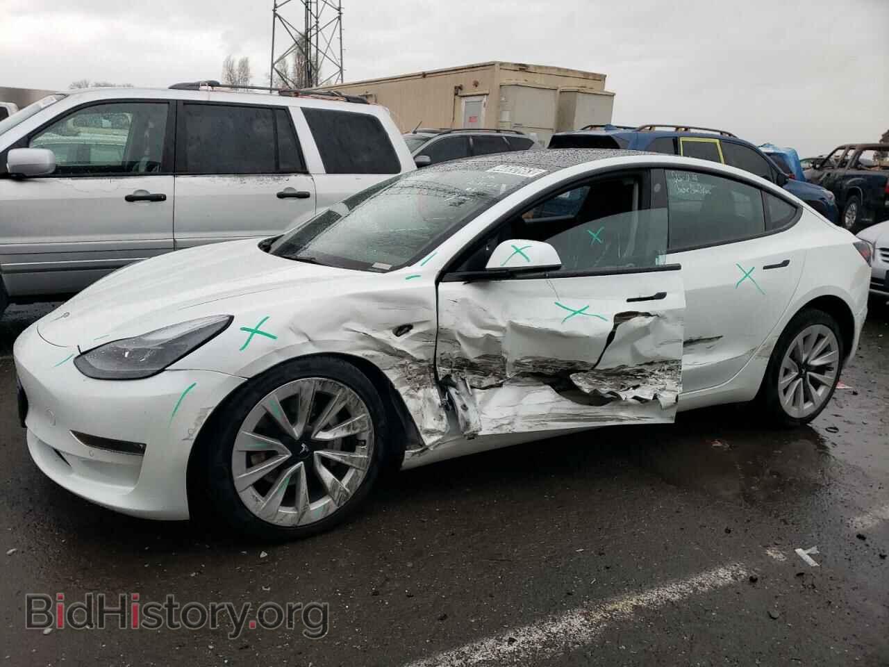 Photo 5YJ3E1EB0NF142548 - TESLA MODEL 3 2022