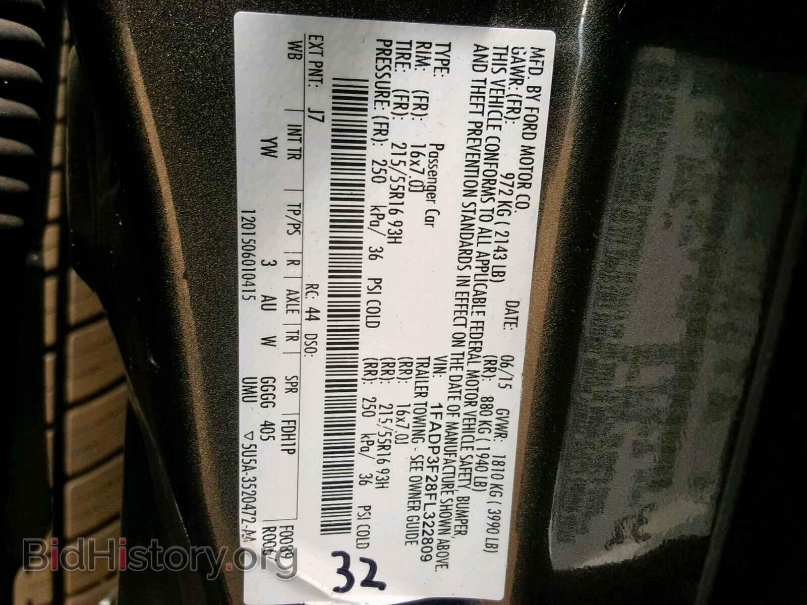 2015 FORD FOCUS SE - VIN: 1FADP3F28FL322809 - Фото 10