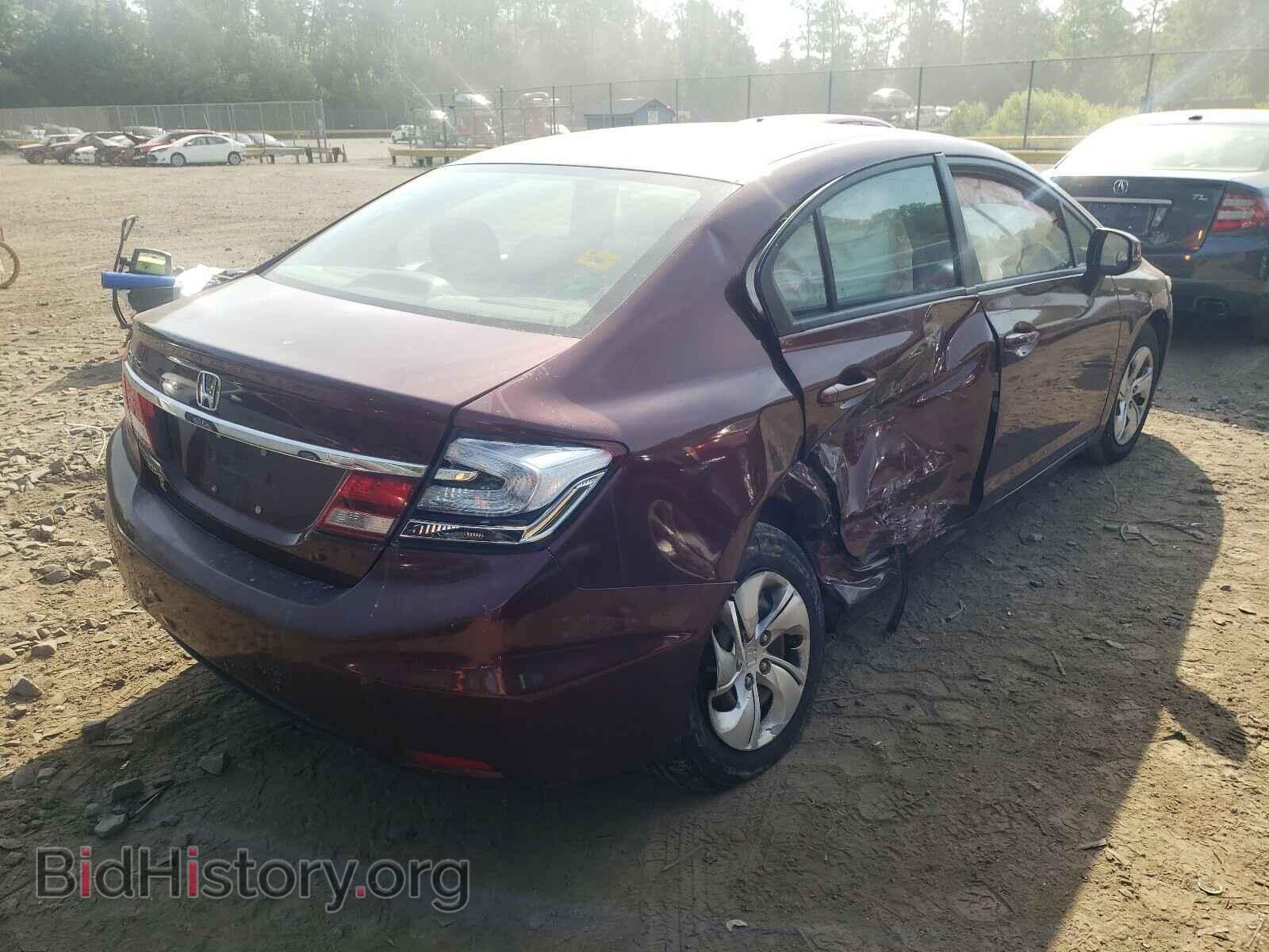 2013 HONDA CIVIC - VIN: 19XFB2F51DE007779 - Фото 4