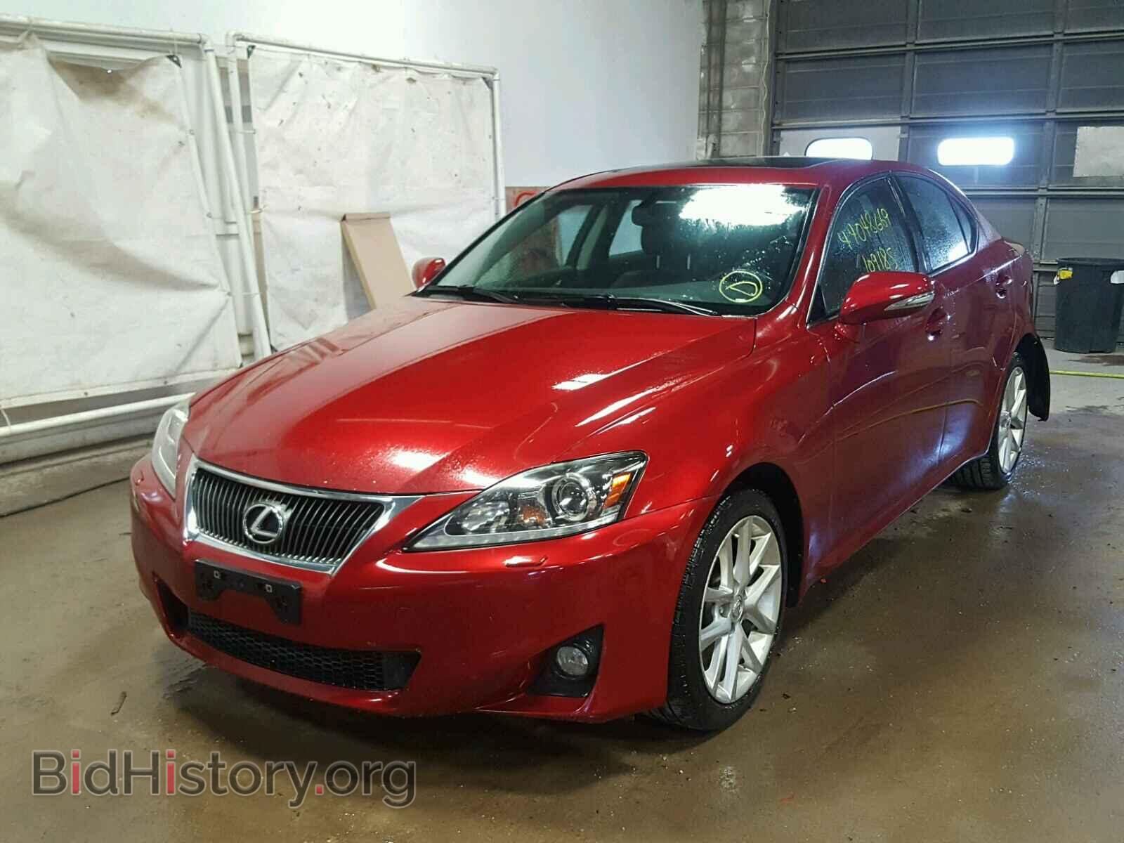2011 LEXUS IS - VIN: JTHCE5C25B5001142 - Фото 2