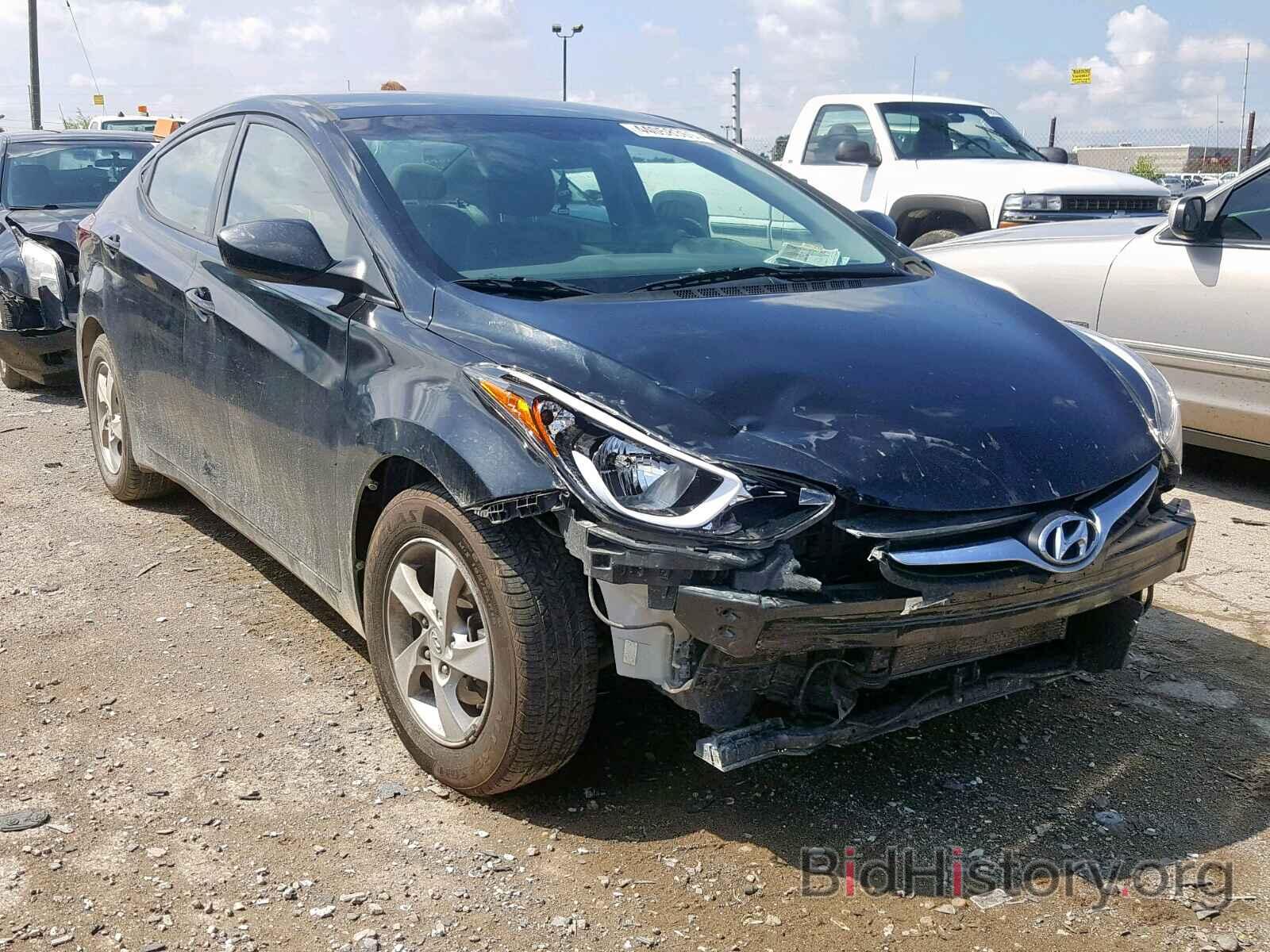 Photo 5NPDH4AE1EH489448 - HYUNDAI ELANTRA 2014