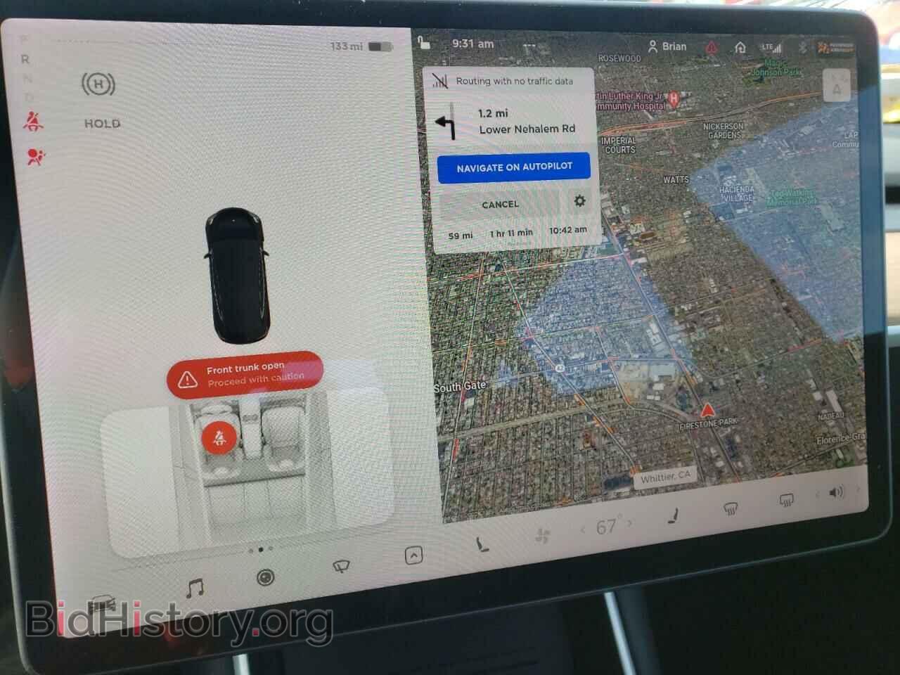 2018 TESLA MODEL 3 - VIN: 5YJ3E1EA7JF173409 - Фото 9