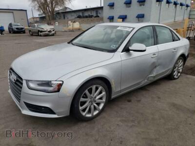 2013 Audi A4 A4 Premium, серебристый — VIN WAUHFBFLXDA180941, Copart