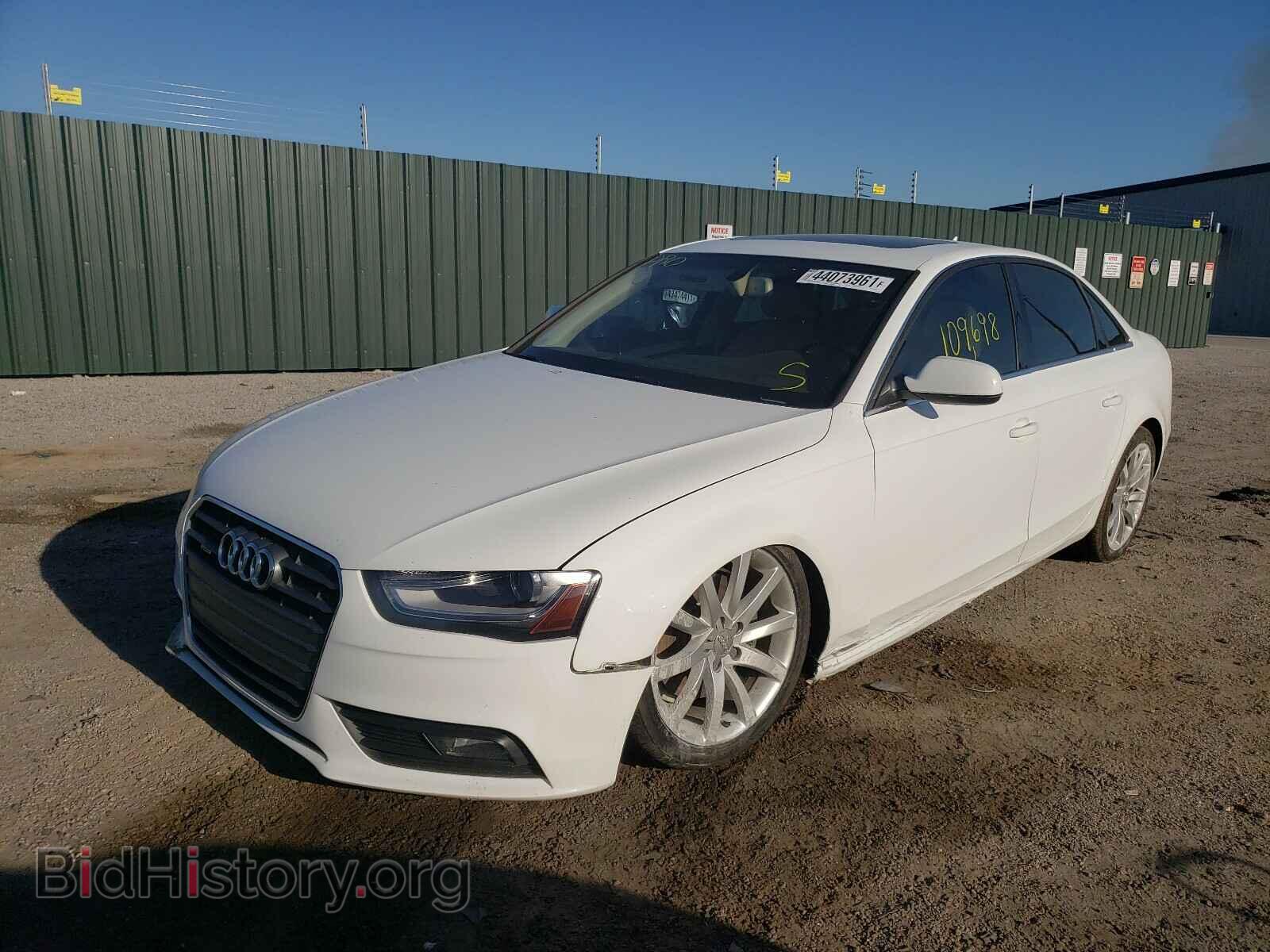 2013 AUDI A4 - VIN: WAUFFAFL4DN034741 - Фото 2