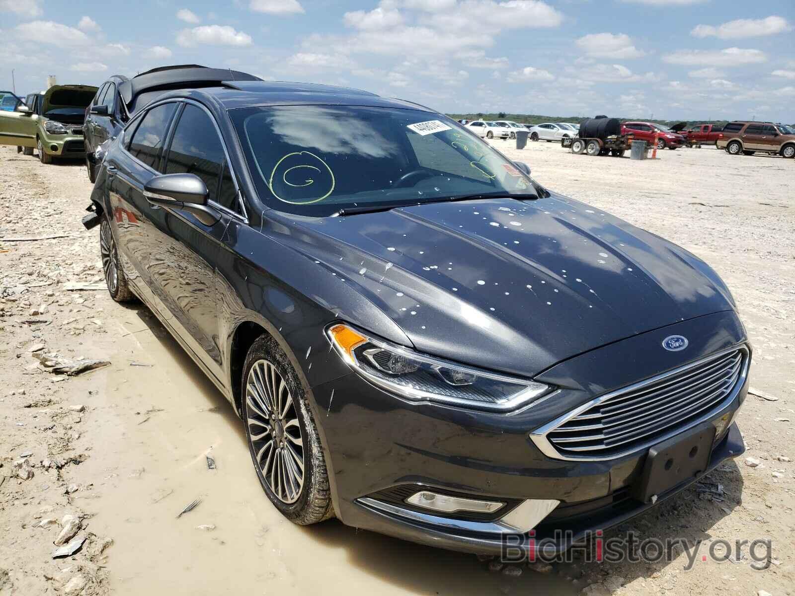 Photo 3FA6P0D9XJR219957 - FORD FUSION 2018