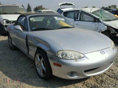 2003 Mazda MIATA MX-5 Miata, серебристый — VIN JM1NB353030303062, Copart