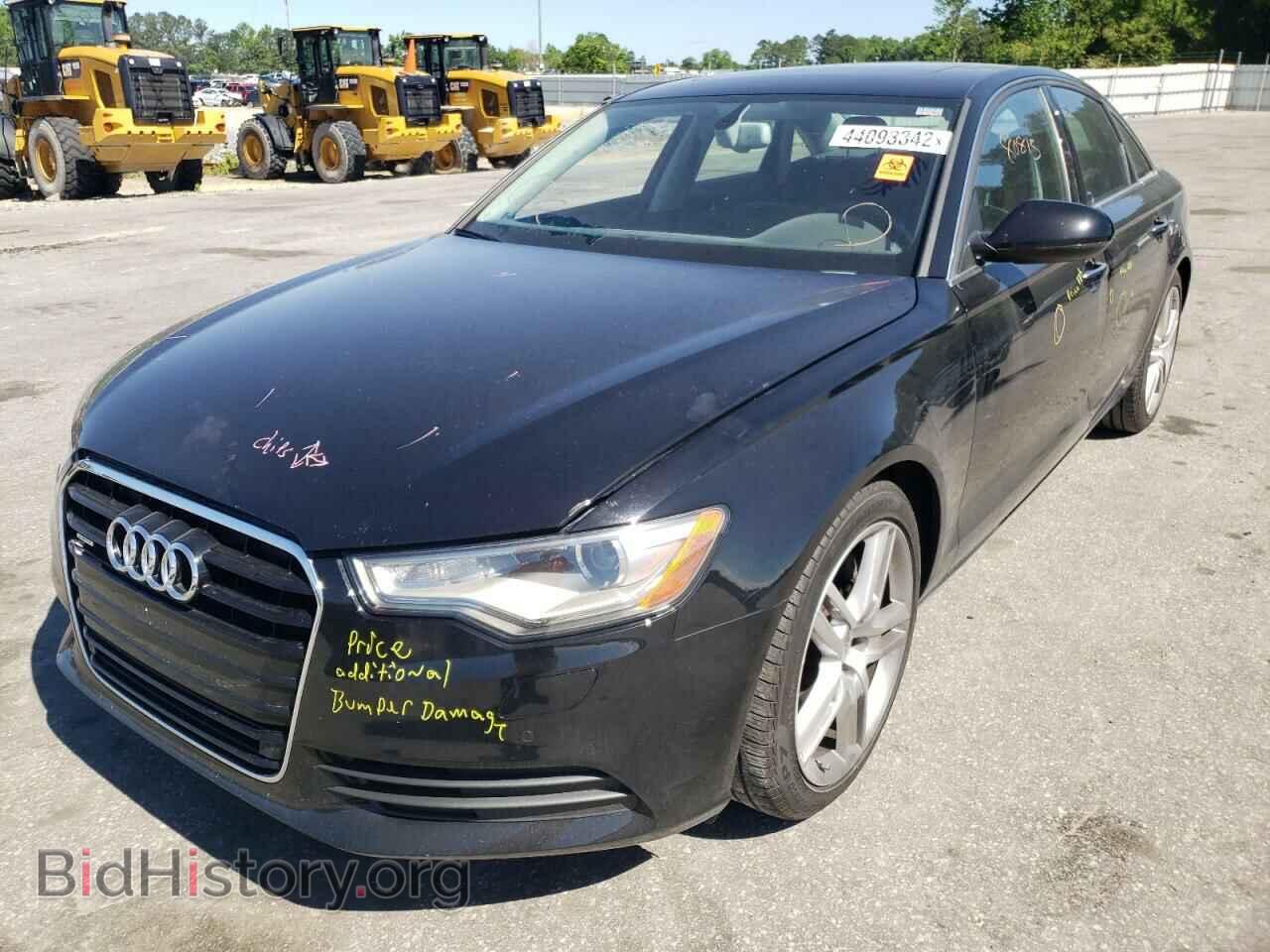 2014 AUDI A6 - VIN: WAUGFAFC8EN043125 - Фото 2