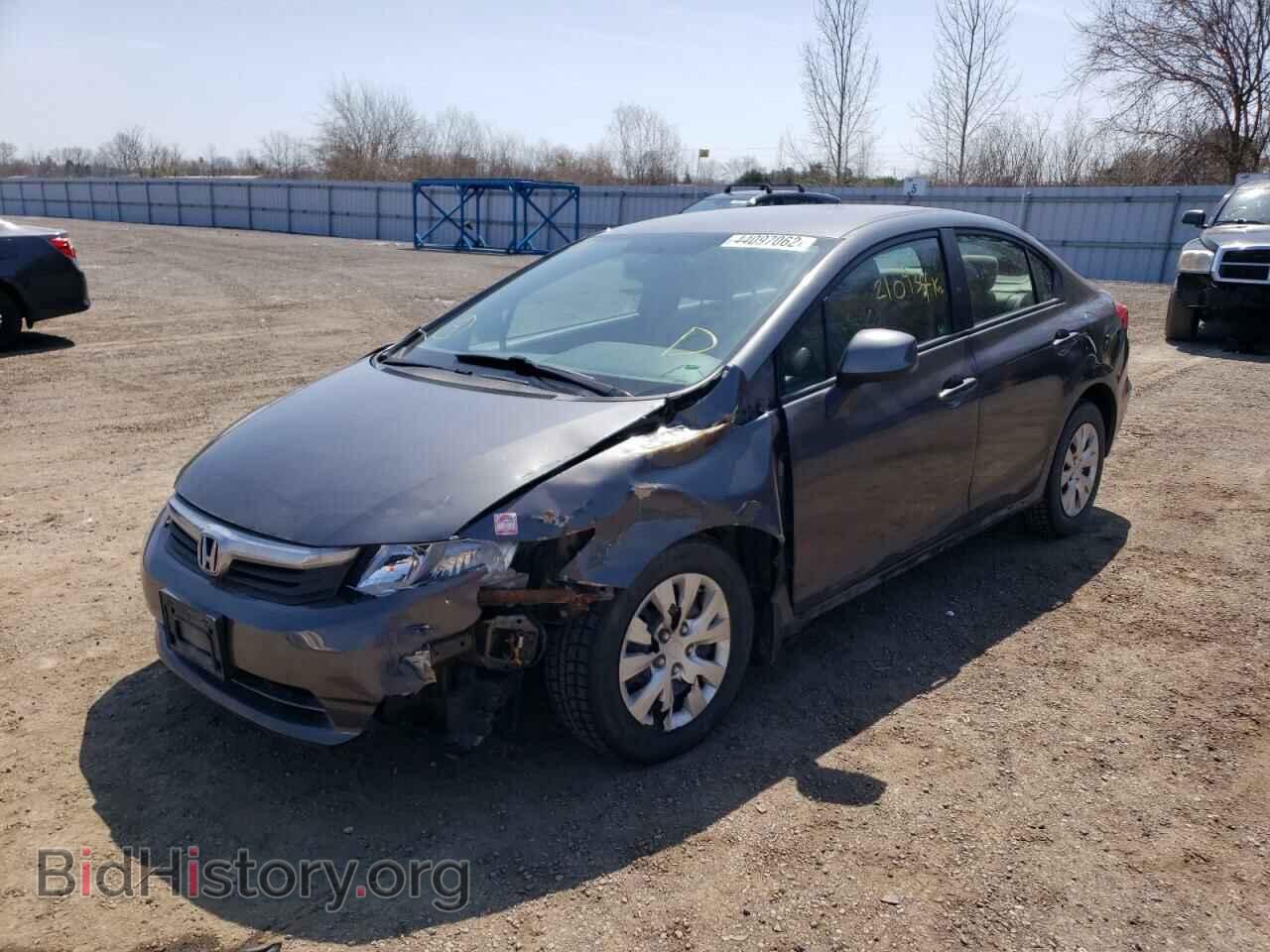 2012 HONDA CIVIC - VIN: 2HGFB2F43CH106552 - Фото 2