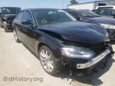 2014 Audi A4 A4 Premium, черный — VIN WAUAFAFL0EN022985, Copart