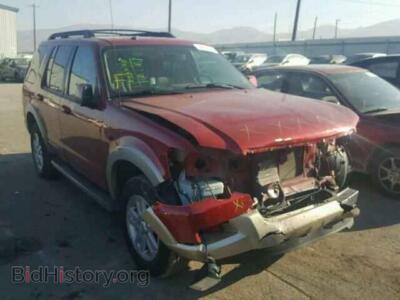 2010 Ford EXPLORER, темно-бордовый — VIN 1FMEU7EE5AUB12855, Copart
