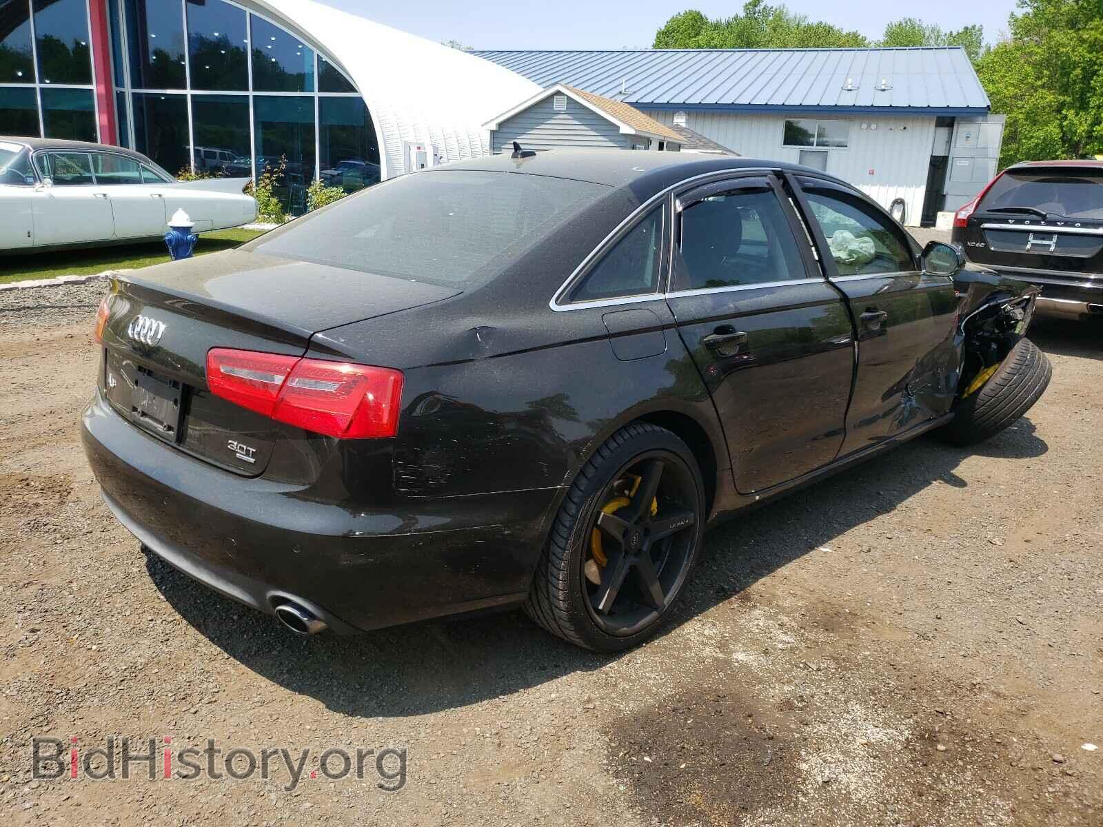 2012 AUDI A6 - VIN: WAUGGAFCXCN056498 - Фото 4