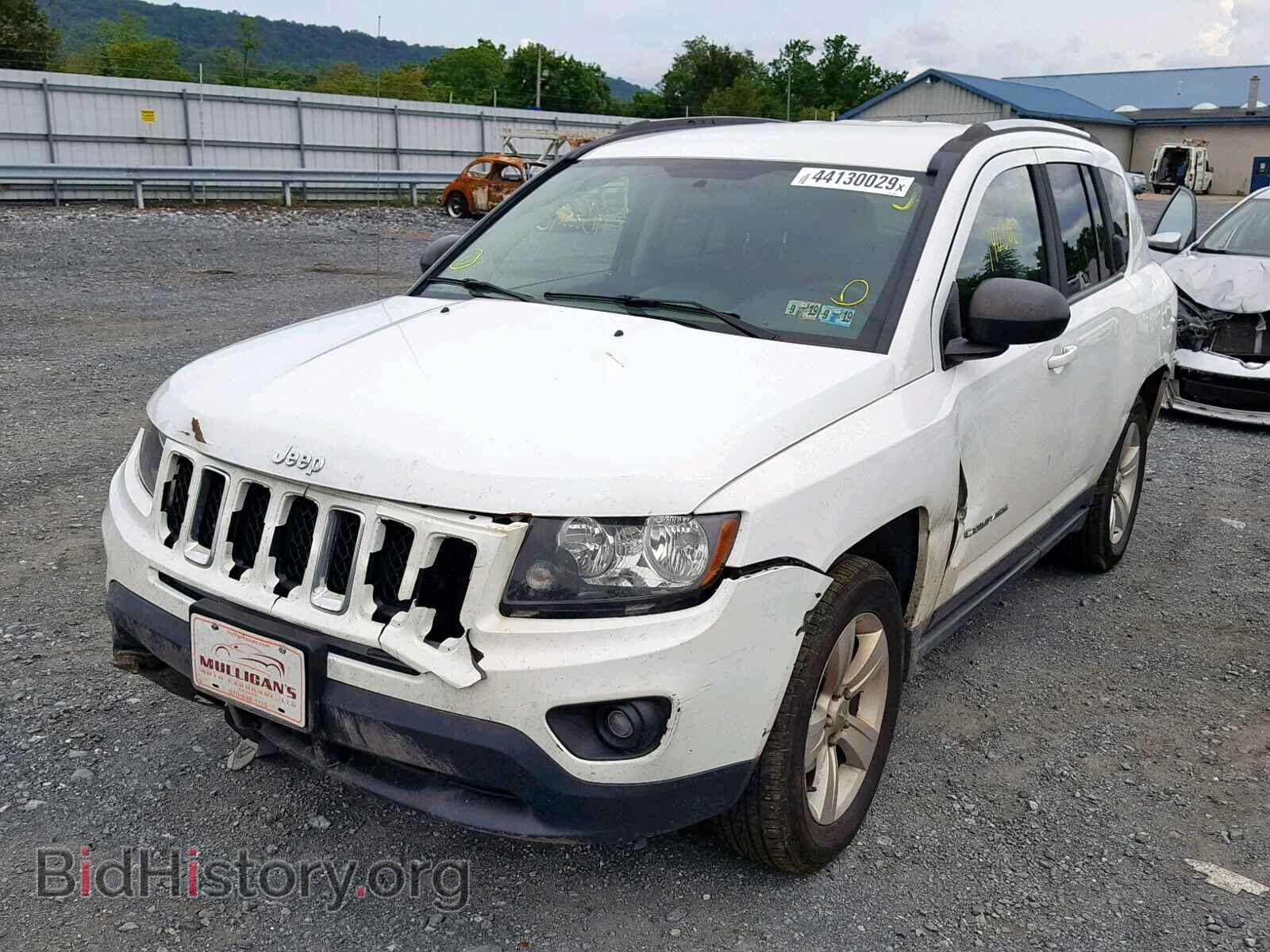 2014 JEEP COMPASS SP - VIN: 1C4NJDBBXED773907 - Фото 2