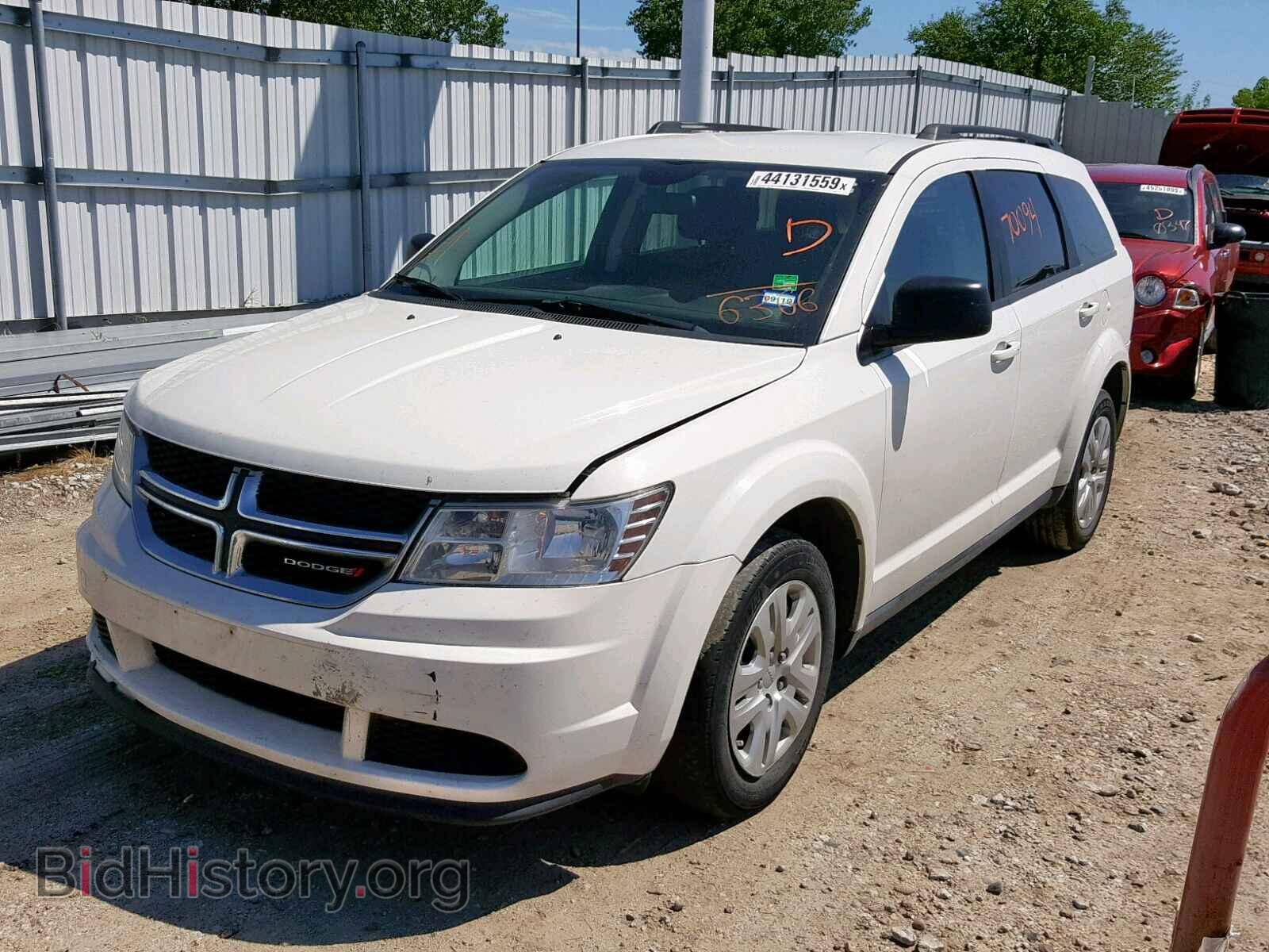 2017 DODGE JOURNEY SE - VIN: 3C4PDCAB9HT606366 - Фото 2