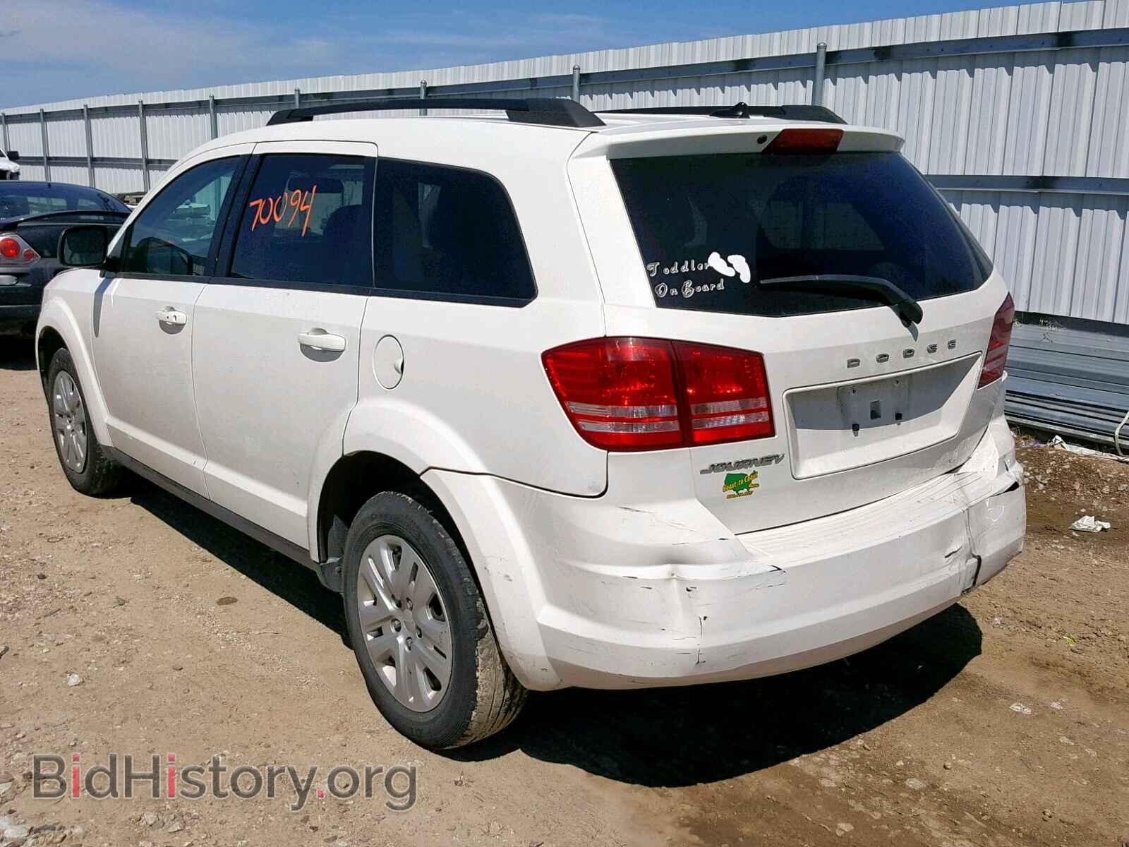2017 DODGE JOURNEY SE - VIN: 3C4PDCAB9HT606366 - Фото 3