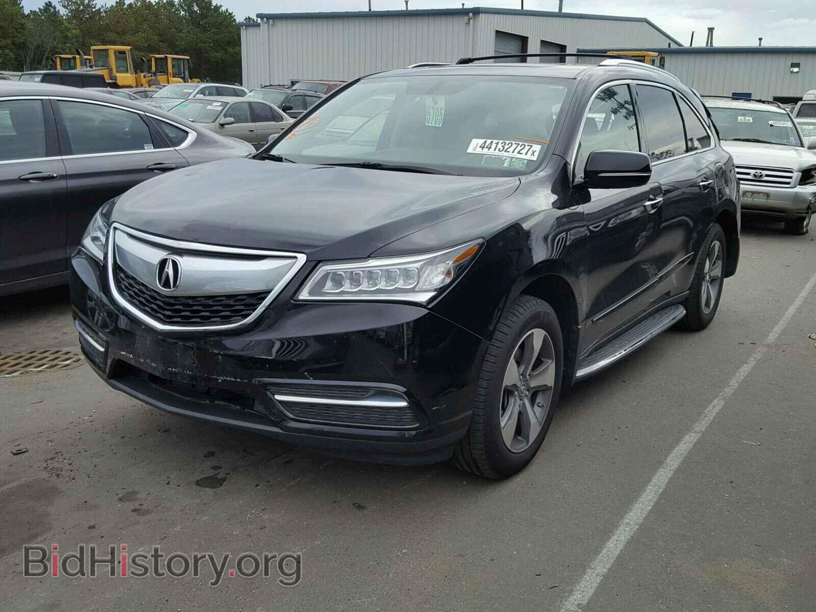 2016 ACURA MDX - VIN: 5FRYD4H23GB047859 - Фото 2