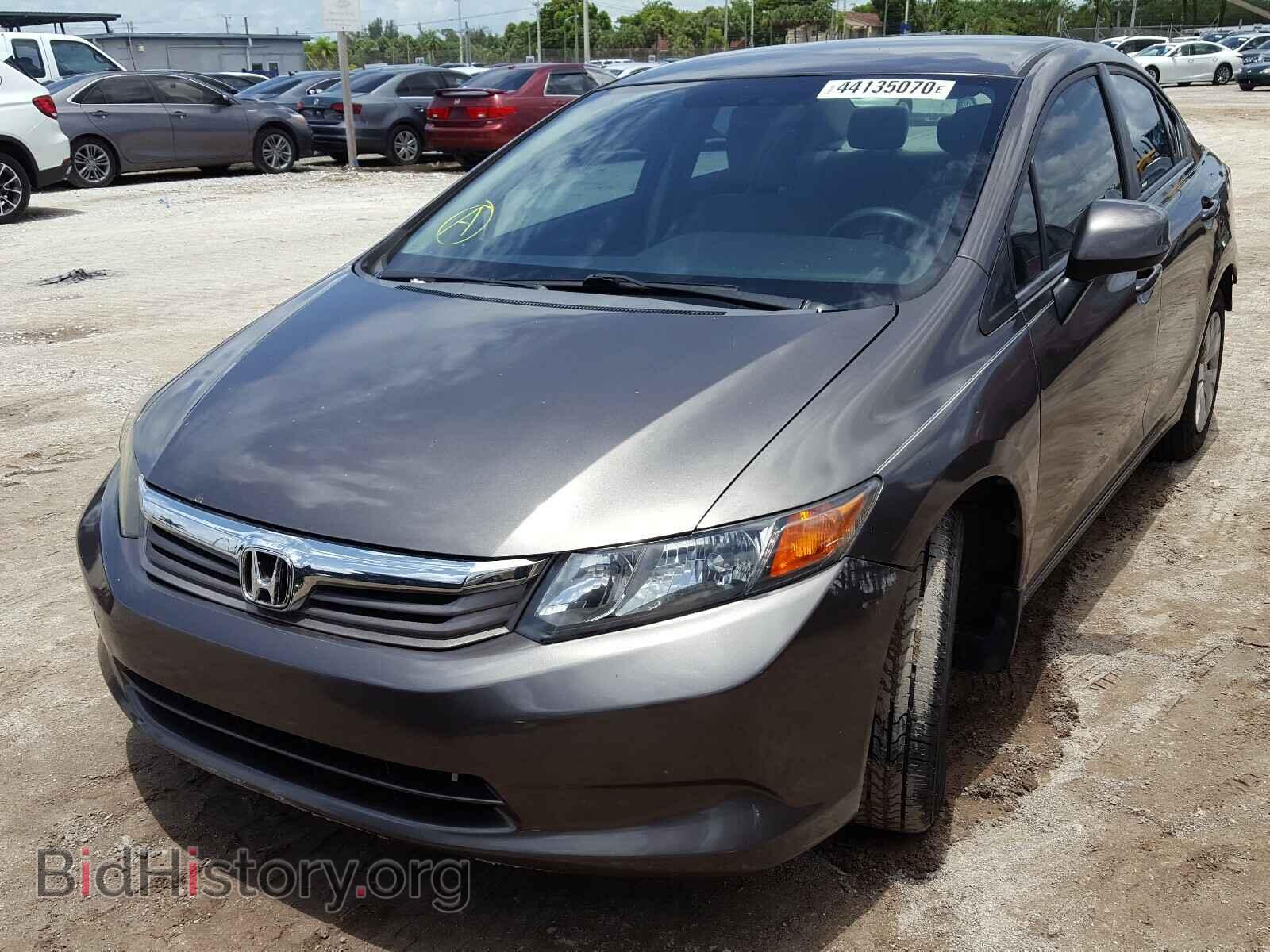 2012 HONDA CIVIC - VIN: 2HGFB2F56CH516514 - Фото 2