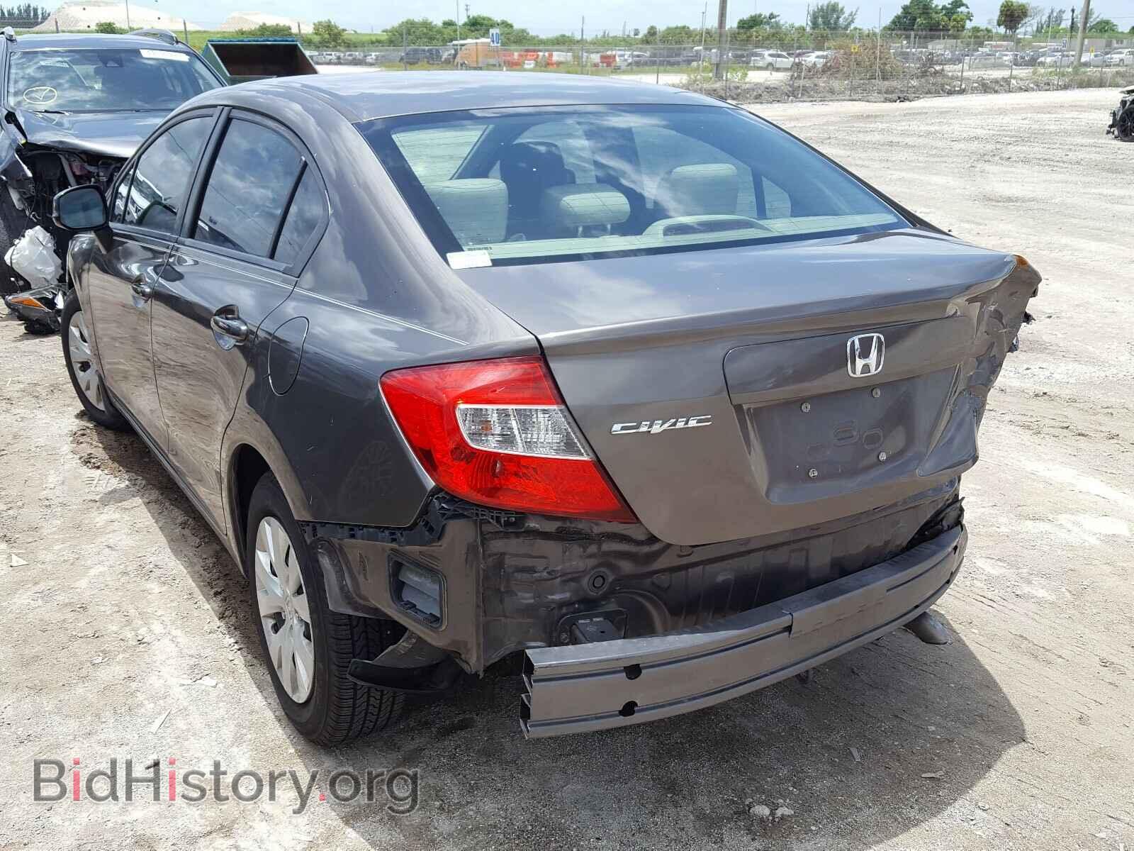 2012 HONDA CIVIC - VIN: 2HGFB2F56CH516514 - Фото 3