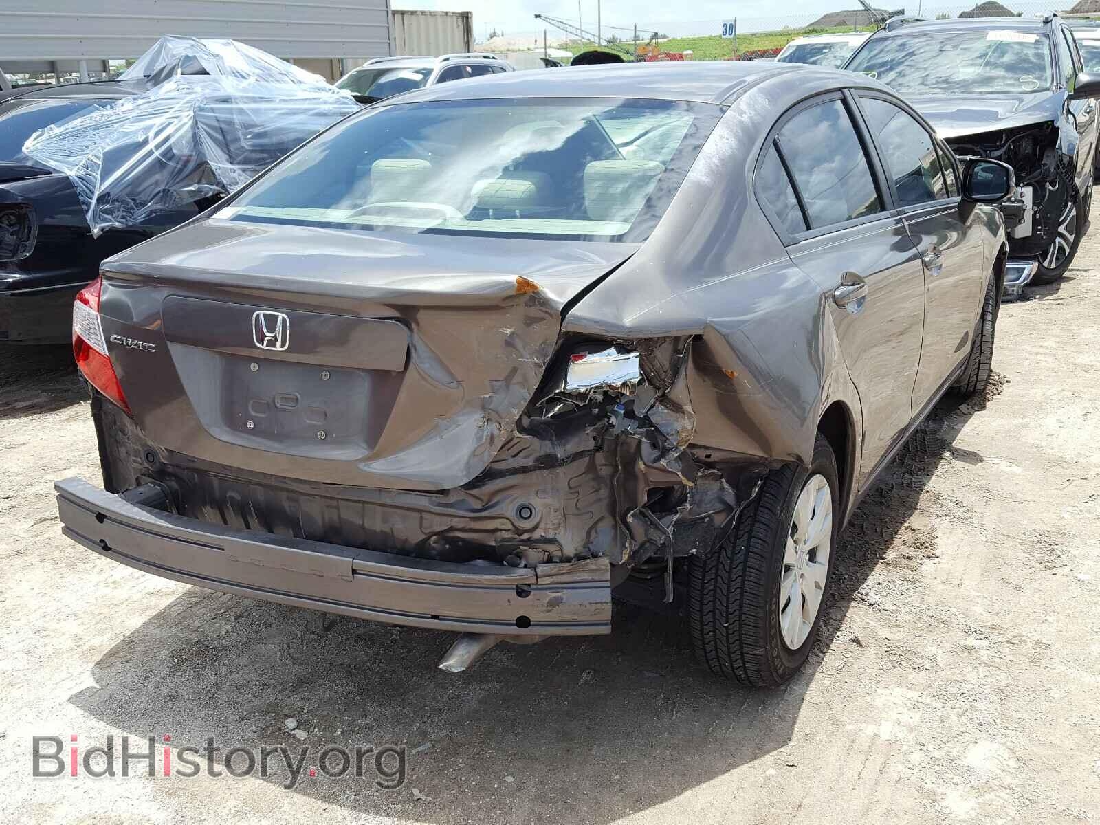 2012 HONDA CIVIC - VIN: 2HGFB2F56CH516514 - Фото 4