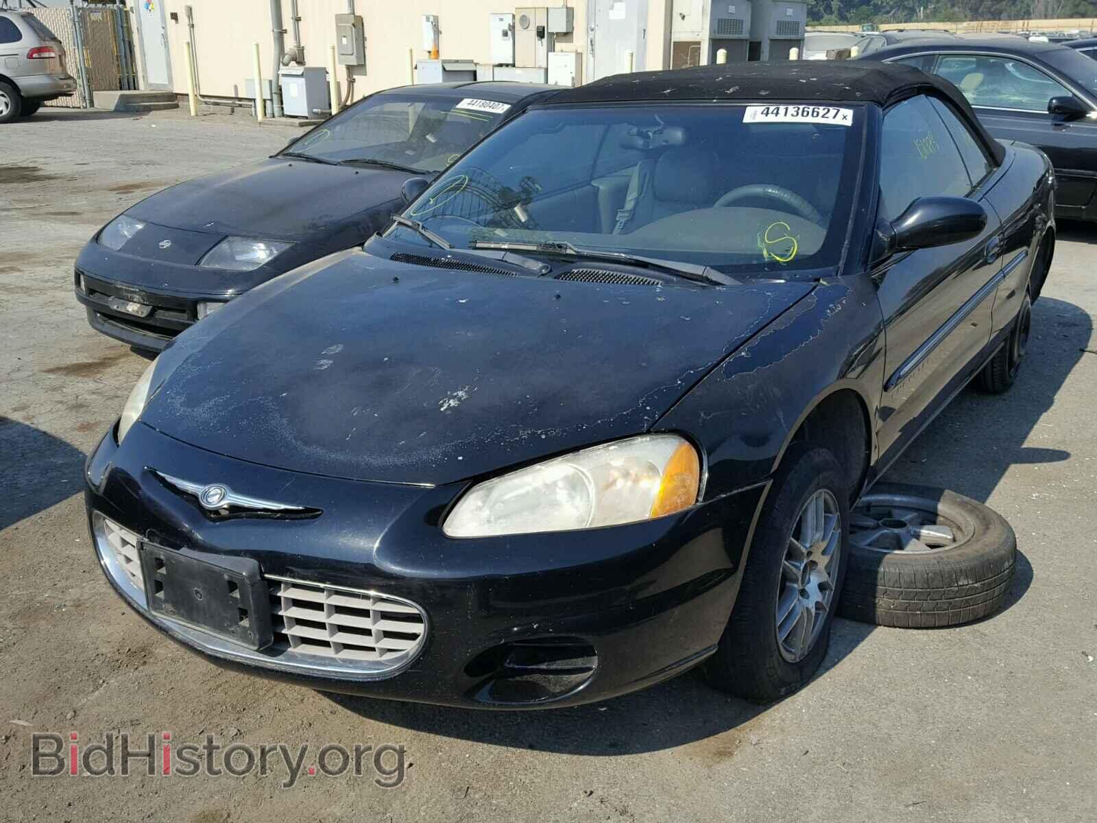 2001 CHRYSLER SEBRING - VIN: 1C3EL55U11N630785 - Фото 2
