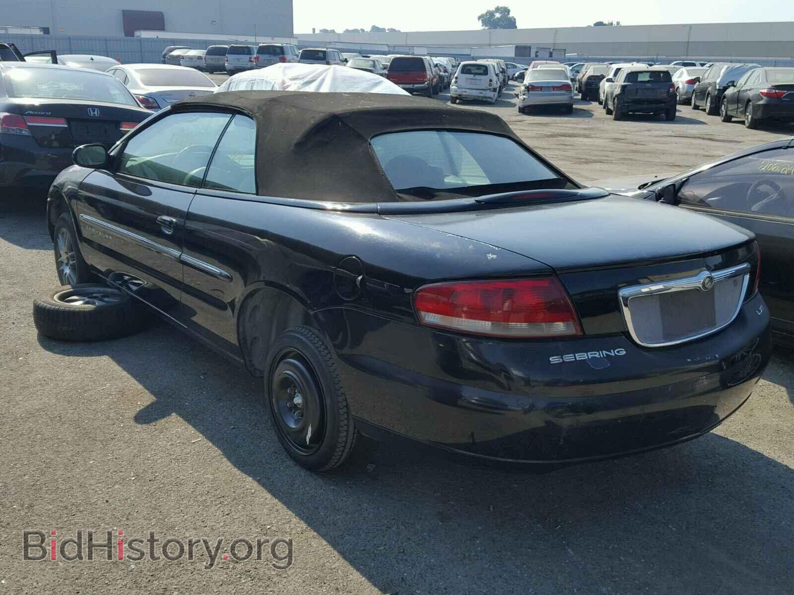 2001 CHRYSLER SEBRING - VIN: 1C3EL55U11N630785 - Фото 3