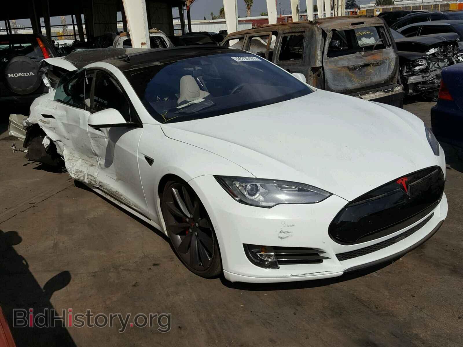 Photo 5YJSA1S20FF093381 - TESLA MODEL S 70 2015