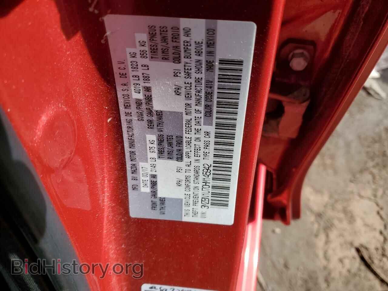 2017 MAZDA 3 - VIN: 3MZBN1U70HM145942 - Фото 12