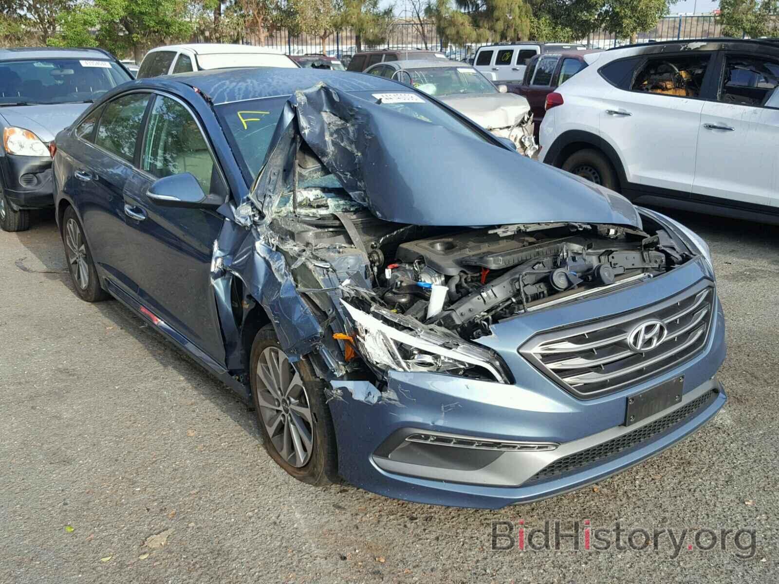 Photo 5NPE34AFXFH096058 - HYUNDAI SONATA 2015