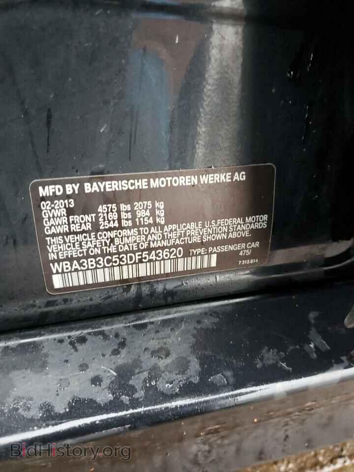 2013 BMW 3 SERIES - VIN: WBA3B3C53DF543620 - Фото 12