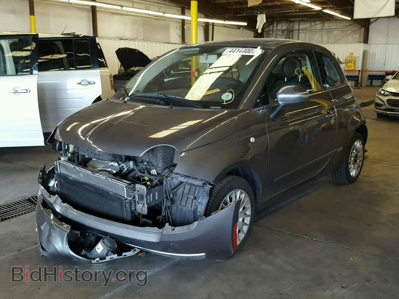 2012 FIAT 500 - VIN: 3C3CFFCR6CT382183 - Фото 2