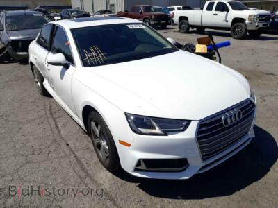 2019 Audi A4 A4 PREMIUM, белый — VIN WAUGMAF40KA056145, Copart