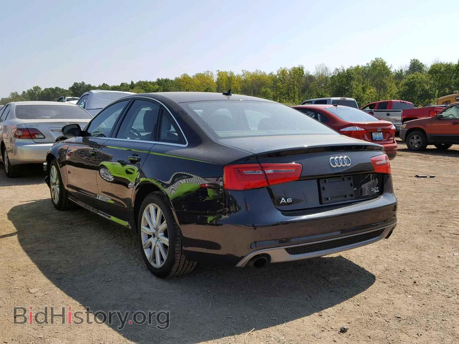 2013 AUDI A6 - VIN: WAUHGAFC2DN045047 - Фото 3