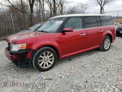 2012 Ford FLEX Flex SEL, red — VIN 2FMGK5CC9CBD09282, Copart