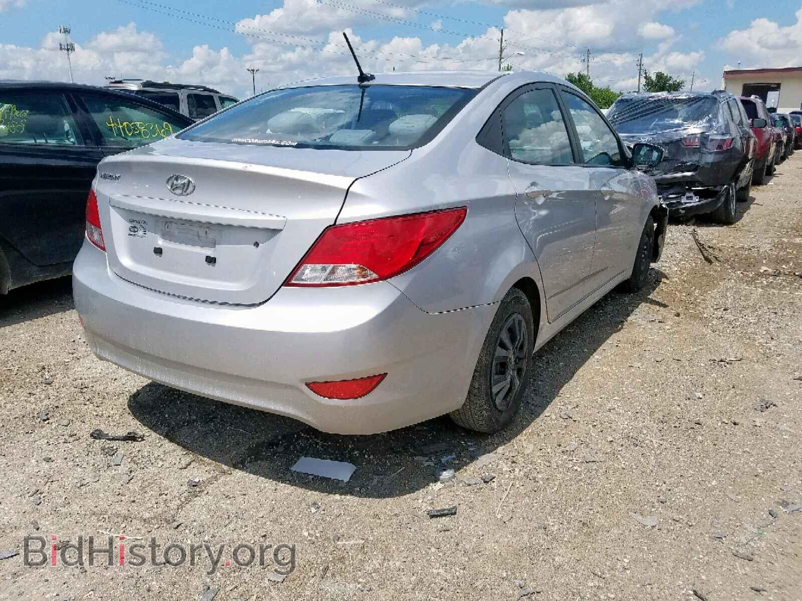 2016 HYUNDAI ACCENT - VIN: KMHCT4AE9GU106869 - Фото 4