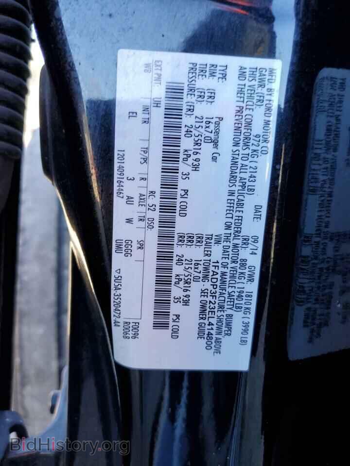 2014 FORD FOCUS - VIN: 1FADP3F23EL414800 - Photo 13