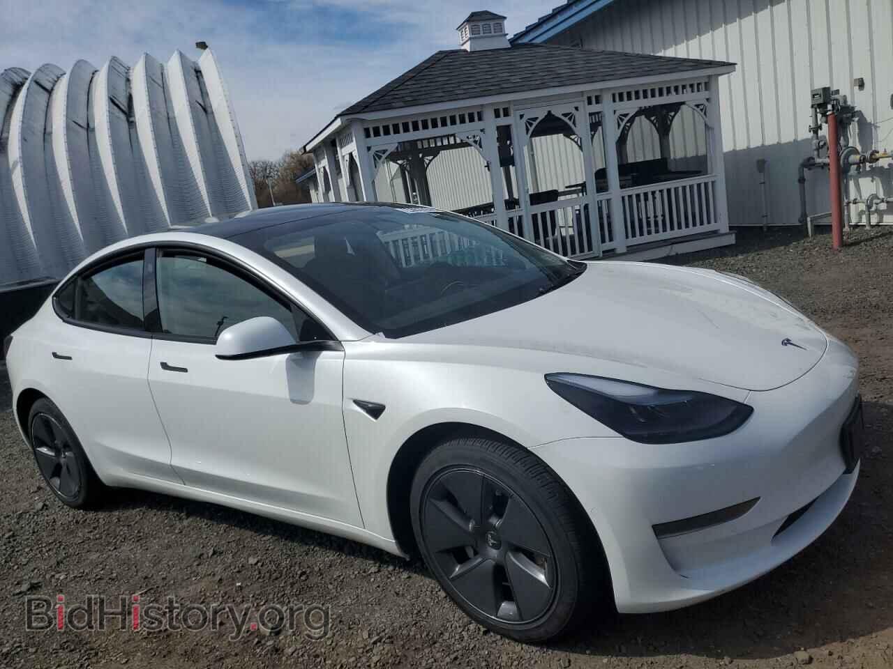 2022 TESLA MODEL 3 - VIN: 5YJ3E1EA4NF371287 - Фото 4