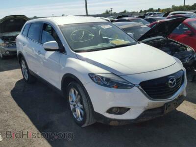 2013 Mazda CX-9, белый — VIN JM3TB2DAXD0403826, Copart
