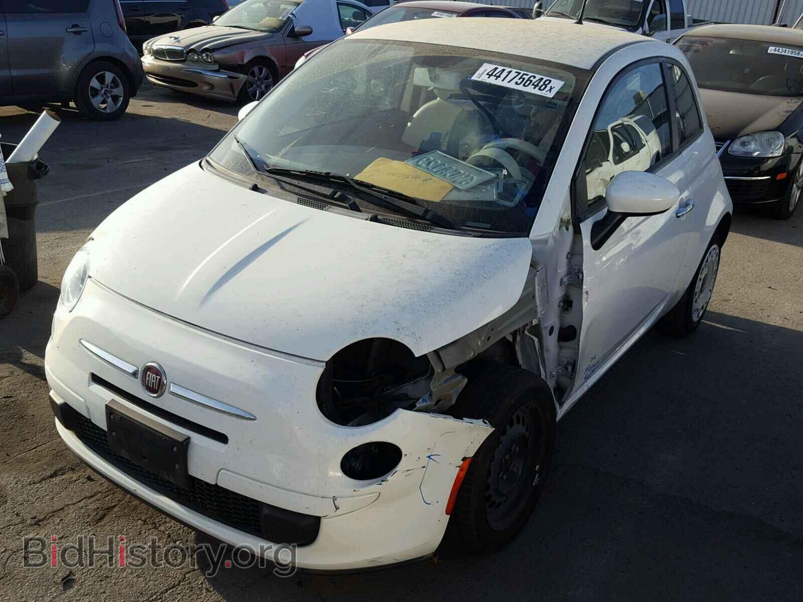 2012 FIAT 500 - VIN: 3C3CFFAR0CT382540 - Фото 2
