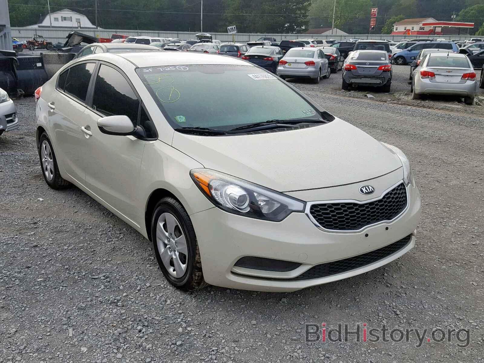 Photo KNAFK4A63F5375971 - KIA FORTE LX 2015