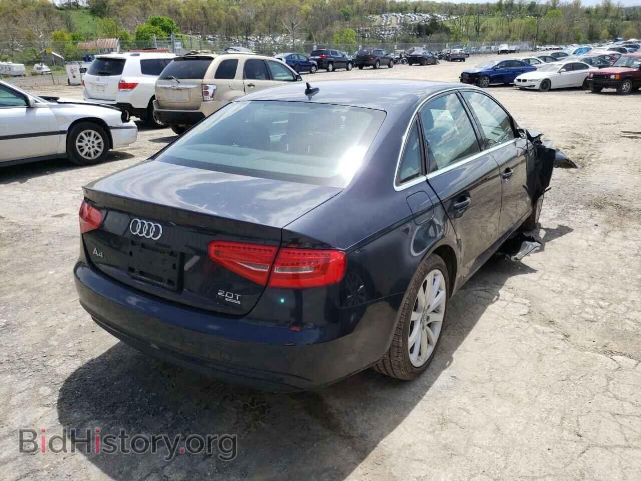 2013 AUDI A4 - VIN: WAUFFAFL1DN022885 - Photo 4