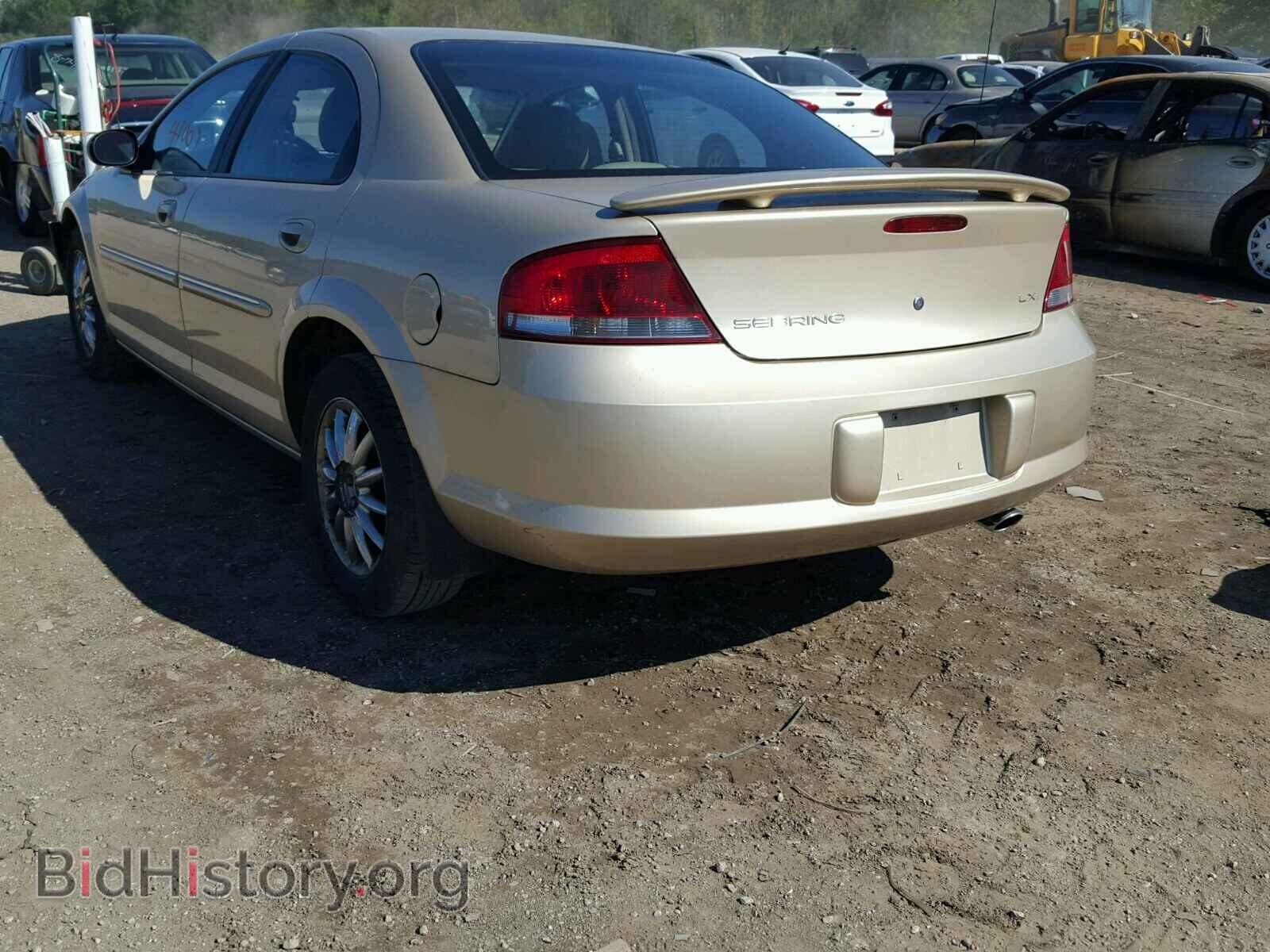 2001 CHRYSLER SEBRING - VIN: 1C3EL56U91N669915 - Фото 3