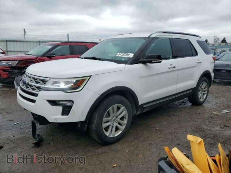 2018 Ford EXPLORER XLT (VIN 1FM5K8D87JGA78911) — photo 1 of 16, Copart, damage: front end
