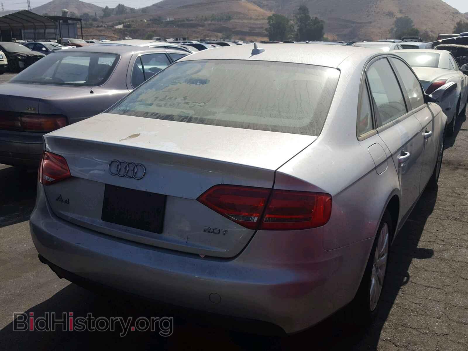 2012 AUDI A4 - VIN: WAUAFAFL9CA061501 - Фото 4